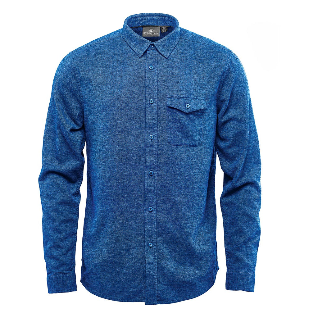 Men's Dockyard Long Sleeve Twill Shirt - SXW-1